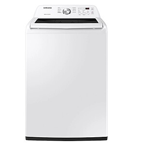 Samsung EPP/EDU: Top Load Washer & Dryer Set with Vibration Reduction Technology+ and Sensor Dry in White $875.70