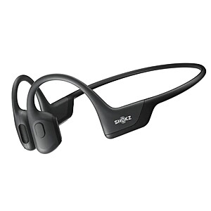 Shokz - OpenRun Pro Premium Bone Conduction Open-Ear Sport Headphones - Black - Open Box $57.99