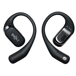 Shokz - OpenFit Open-Ear True Wireless Earbuds - Black - Open Box $41.99