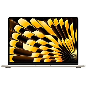 Apple - MacBook Air 13-inch Laptop - Apple M4 chip Built for Apple Intelligence - 16GB Memory - 256GB SSD - Starlight - Open Box $678.99