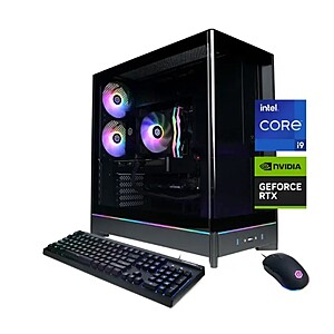 CyberPowerPC - Gaming Desktop - Intel Core i9-14900F - NVIDIA GeForce RTX 5070 12GB - 32GB DDR5 RGB - 1TB PCIe 4.0 SSD - Black $1569.99