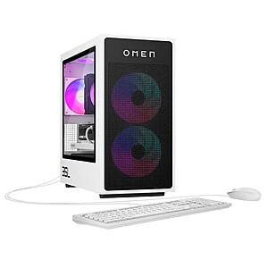 YMMV: HP OMEN - 35L Gaming Desktop - AMD Ryzen 7 8700F - 32GB DDR5 Memory - NVIDIA GeForce RTX 5070 - 1TB SSD - Panda Metal - Open Box $1296.99