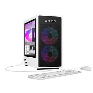YMMV: HP OMEN - 35L Gaming Desktop - AMD Ryzen 7 8700F - 32GB DDR5 Memory - NVIDIA GeForce RTX 5070 - 1TB SSD - Panda Metal - Open Box $1218.99