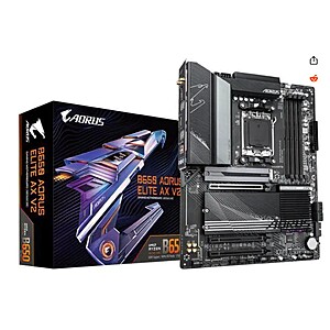 GIGABYTE B650 AORUS ELITE AX V2 AM5 LGA 1718 AMD B650 ATX Motherboard $135.99