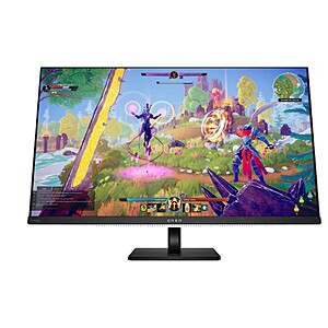 YMMV: HP OMEN - Transcend 31.5" QD-OLED 4K UHD 240Hz G-SYNC Compatible Gaming Monitor with Adjustable Height - Black/White - Open Box $595.99 at Best Buy