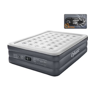 Ophanie Queen Air Mattress, 18-Inch Elevated Inflatable Bed with Built-in Pump, Puncture-Resistant $59.98