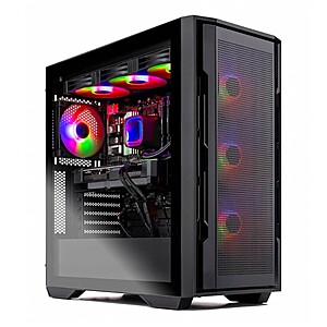 Skytech Gaming - Skytech RAMPAGE2 - AMD Ryzen 7 7700X, NVIDIA GeForce RTX 5070 Ti, 32GB 6000 MHz DDR5 RAM, 850W GOLD A3 PSU - Black $1779.99
