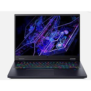 (Cert. Refurb) Acer Predator Helios 18: 18" QHD+ 240Hz IPS, i9-14900HX, RTX 4080, 32GB DDR5, 1TB SSD $1546.99