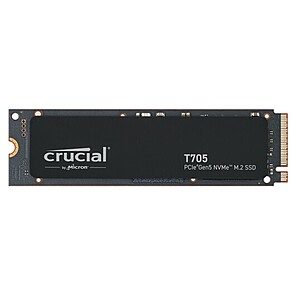 Crucial 2TB T705 NVMe PCIe 5.0 M.2 Internal SSD $159.99