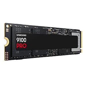 Samsung 4TB 9100 PRO PCIe 5.0 M.2 Internal SSD $329.99 @ B&H Photo
