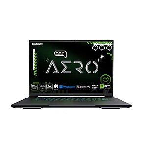 GIGABYTE AERO X16 (Open-Boxes): 16" WQXGA 165Hz, Ryzen Al 7 350, RTX 5070, 32GB DDR5, 1TB SSD Starting at: $1081.99