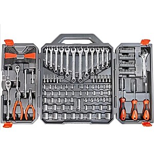 Crescent 150 Piece 1/4 and 3/8in Drive 6 Point SAE/Metric Professional Tool Set - CTK150 $75.99
