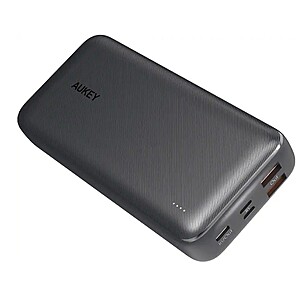 Aukey - Basix Plus | 20,000mAh 22.5W Portable Power Bank - Gray $20.99