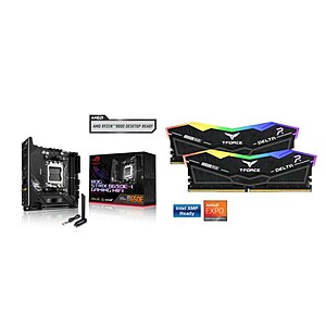 ASUS ROG Strix B650E-I Gaming WiFi B650 AM5 Mini ITX MB + 16GB Team Group DDR5 RAM $260 & More + Free S&H