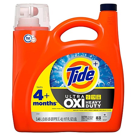YMMV In Store Only- 117 oz. HE Ultra Oxi Original Scent Liquid Laundry Detergent (83-Loads) $5