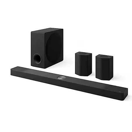 LG - 9.1.5-Channel S95TR Home Theater Soundbar with Wireless Subwoofer and Rear Speakers, Dolby Atmos, WOW Orchestra - Black - Open Box $552.99