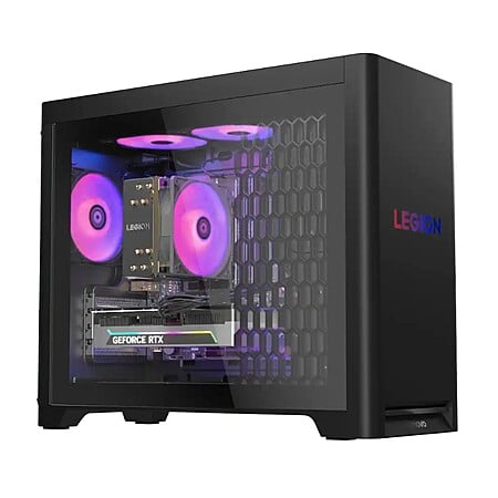 Lenovo - Legion Tower 5 Gaming Desktop - AMD Ryzen 7 7800X3D - 32GB Memory - NVIDIA GeForce RTX 5070 - 1TB SSD - Eclipse Black $1399.99
