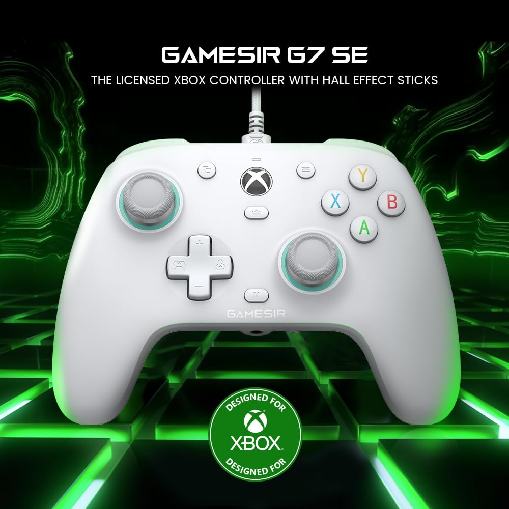 GameSir G7 SE Wired Controller for Xbox Series X|S, One & PC with Hall Effect Joysticks/Hall Trigger $44.99