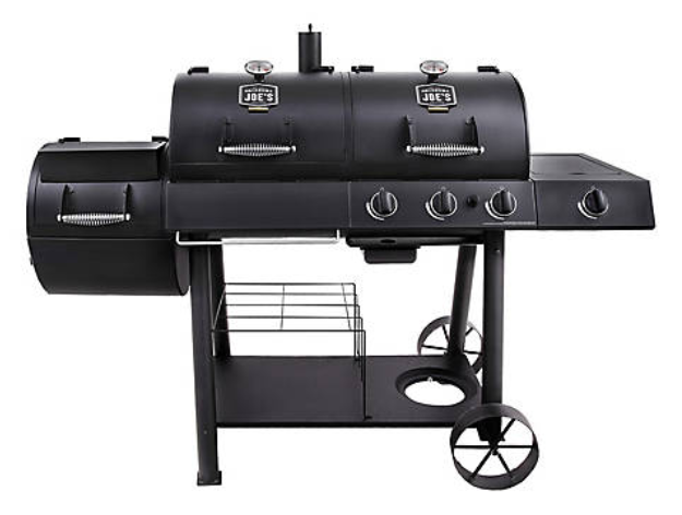 Oklahoma Joe S Longhorn Combo Charcoal Gas Smoker And Grill 349