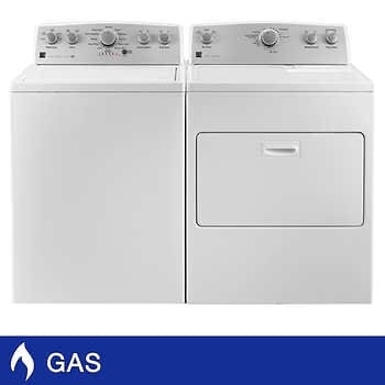 Kenmore 4.3 cu. ft. Top Load Washer and 7.0 cu. ft. GAS Dryer with SmartDry Plus Technology - $399
