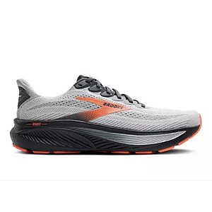 Brooks Men's Ghost 17 Running Shoes (Oyster Mushroom/Orange/Ebony) $63 + Free Shipping