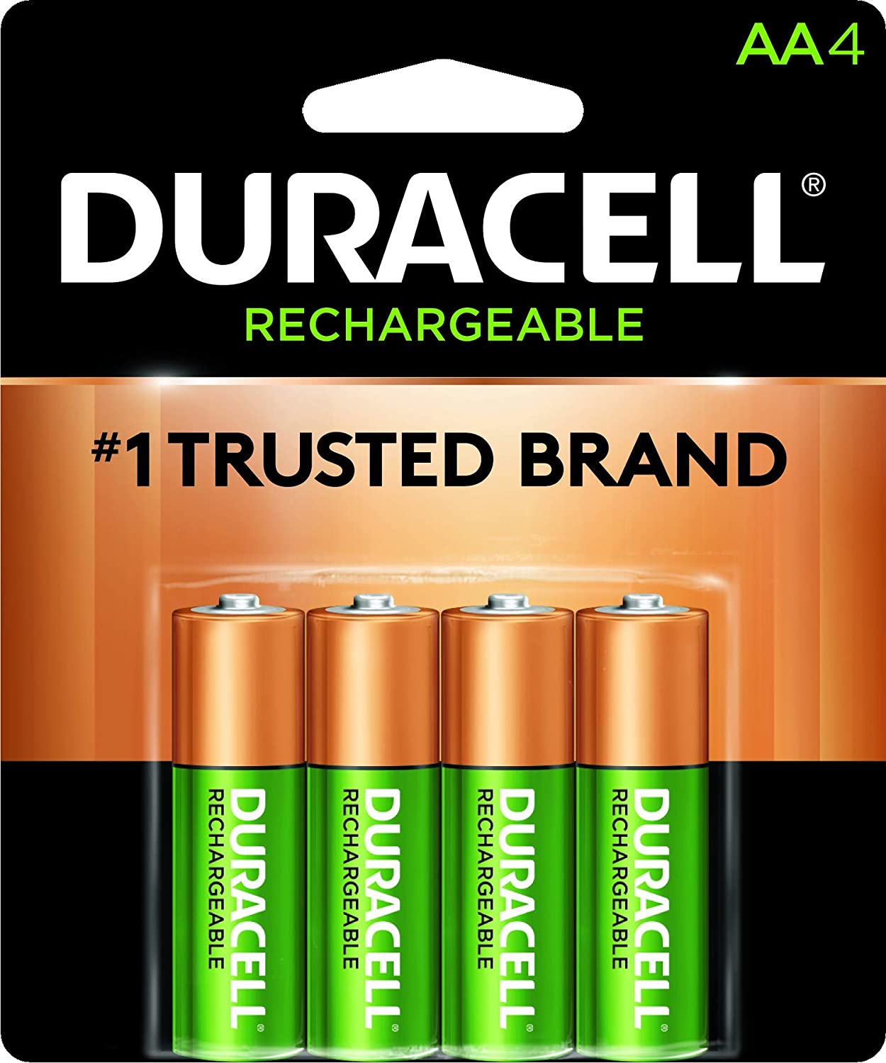 Amazon.com: Duracell - Rechargeable AA Batteries - long lasting, all-purpose Double A battery for household and business - 4 count : Electronics $7.15