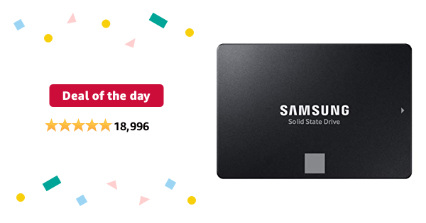 Deal of the day for Prime Members: SAMSUNG 870 EVO 4TB 2.5 Inch