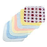 Amazon Arshiner 8 count Baby Wash Handkerchief Multicolor Feeding Wipe Cloth Baby Towel $3 + FS with Prime @amazon.com