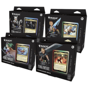 4-Deck Magic: The Gathering: Universes Beyond: Final Fantasy Commander Deck Set 9.95 + Free Shipping