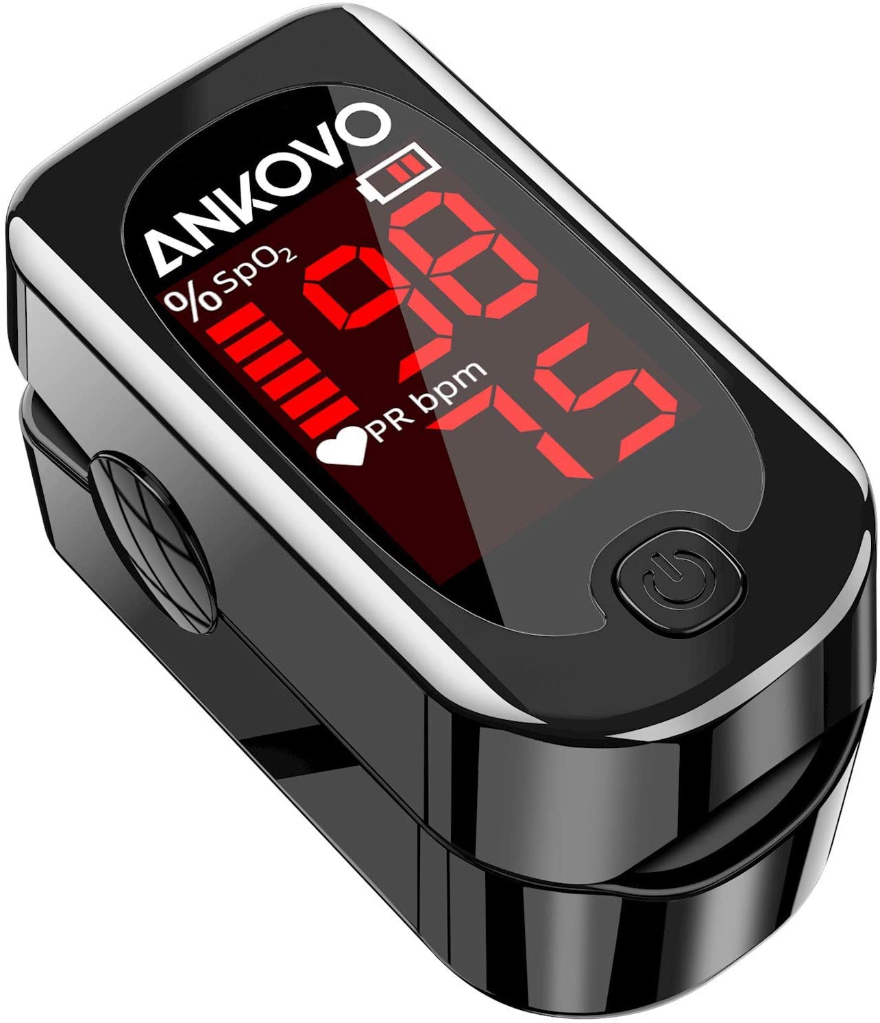 ANKOVO Blood Oxygen Saturation Monitor with Pulse Rate $9.47