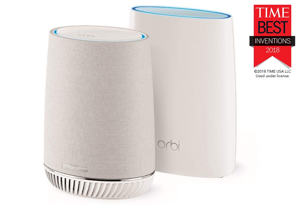 Netgear Orbi Voice Whole Home Mesh Wifi System Fastest Wifi Router And Satellite Extender With Amazon Alexa And Harman Kardon Speaker Built In Ac3000 Rbk50v 199 Slickdeals Net
