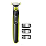 Philips Norelco OneBlade Hybrid Electric Trimmer and Shaver, QP2520/70 $37.97