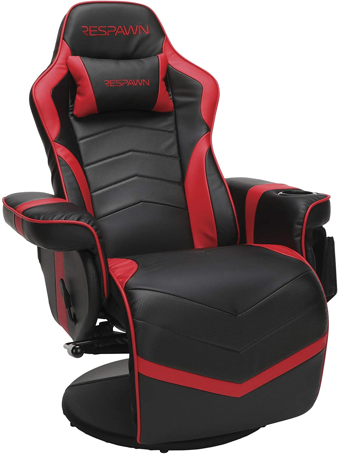 Amazon.com: RESPAWN RSP-900 Racing Style, Reclining Gaming Chair, 35.04" - 51.18" D x 30.71" W x 37.01" - 44.88" H, Red : Home & Kitchen $180
