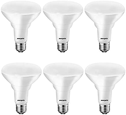 6 packs LED Flood Light Bulbs BR30, 65W Equivalent, CRI 80, Dimmable $8.49