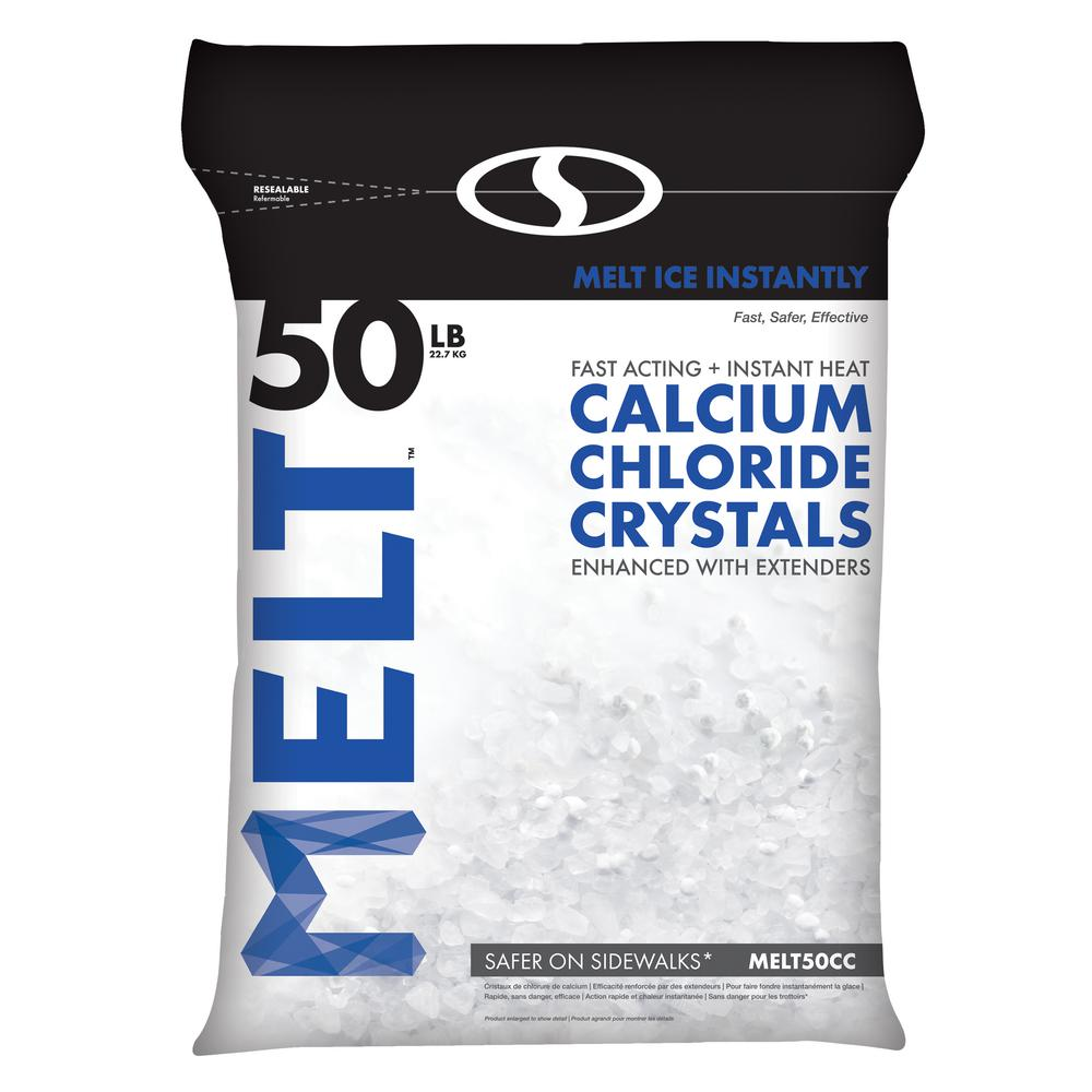 Snow Joe MELT50CC Melt Calcium Chloride Crystals Ice Melter (50 lbs. Resealable Bag) $19.97 Free Shipping $19.97