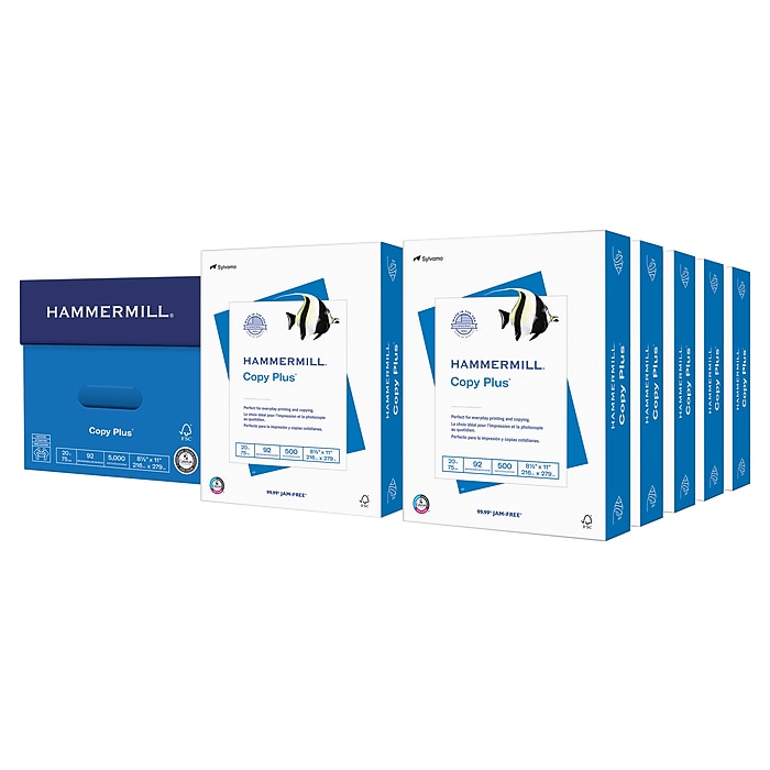 Hammermill 10 Ream Copy Paper Case $29.99 AC (with a UPS Drop-Off) Staples In-Store Only