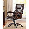 Better Homes and Gardens Executive, Mid-Back Manager's Office Chair with Arms, Brown Bonded Leather $62.5