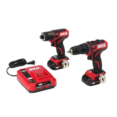 SKIL PWR CORE 12 2-Tool 12-Volt Brushless Power Tool Combo Kit (2-Batteries and charger Included) in the Power Tool Combo Kits department at Lowes.com $69.99
