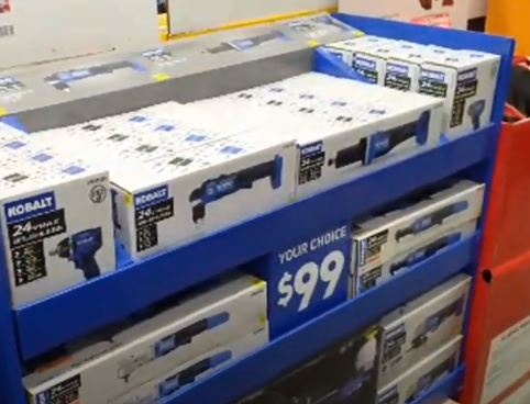 $99, Kobalt 24-Volt Max Variable Speed Brushless Drive Cordless Impact Wrench