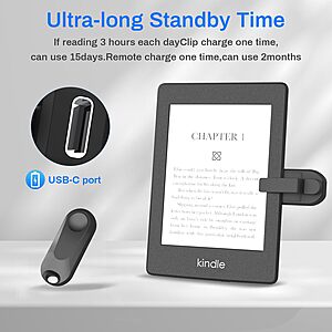 50% off coupon. Locthal Page Turner Remote Control for Kindle, Paperwhite, Kobo eReaders, photo remote for mobile $5.59