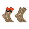 2-Pack Carhartt Men's Midweight Synthetic-Wool Blend Mountain Crew Sock (Large, Dark Khaki) $4.37