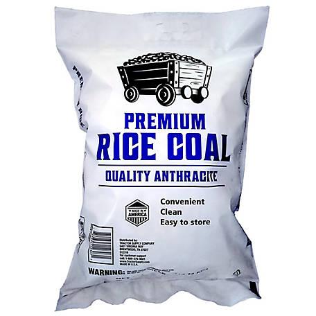 40-lbs Coal (Rice or Nut) 2 for $10 at Tractor Supply Co w/ free pickup