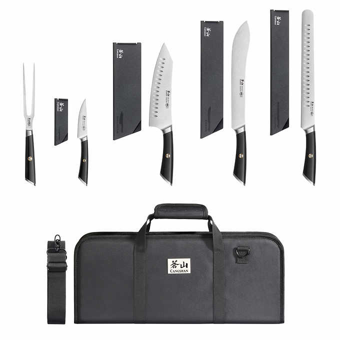 Costco Members: 6-Piece Cangshan Elbert Series German Steel Forged BBQ Knife  Set