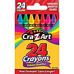 School Supplies: 24-Count Cra-Z-Art School Quality Multicolor Crayons $0.40 &amp; More + Free Store Pickup