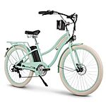 Huffy Electric Bikes: Women's 26" Nel Lusso 7-Speed Electric Cruiser Bike w/ Throttle $282 &amp; More + Free Shipping