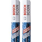 Prime Members: 2-Pack BOSCH ICON Beam Wiper Blades (various) from $30.40 w/ S&amp;S &amp; More + Free S/H