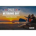 Veteran's Day Travel & Recreation Offers for Active Military/Veterans: National Parks Free Admission &amp; Much More
