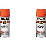 2-Pack 12-Oz Rust-Oleum Stops Rust Spray Paint (Gloss Orange) $5.95
