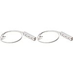 Woot! App: 2-Pack 3' Amazon Basics 3-Prong Flat Plug Extension Cord (White) $1 + Free Shipping w/ Prime