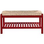 Home Decorators Collection Dorsey Entryway Bench w/ Rush Seat $85.50 + Free S&amp;H &amp; More